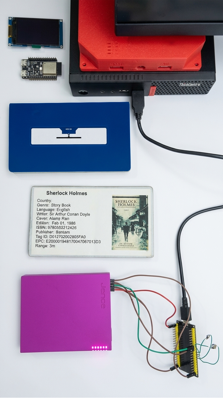 Book Library system Practical with the whole setup