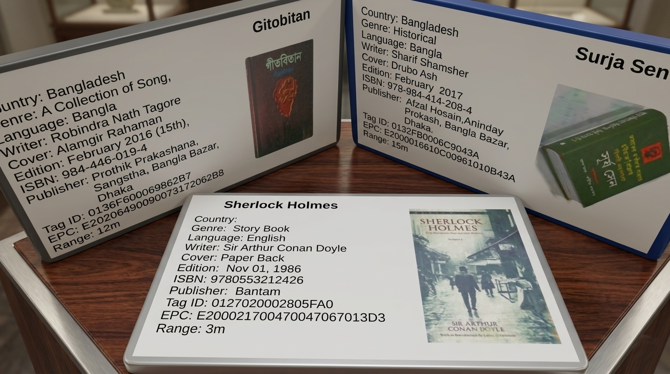 Sample Book tags