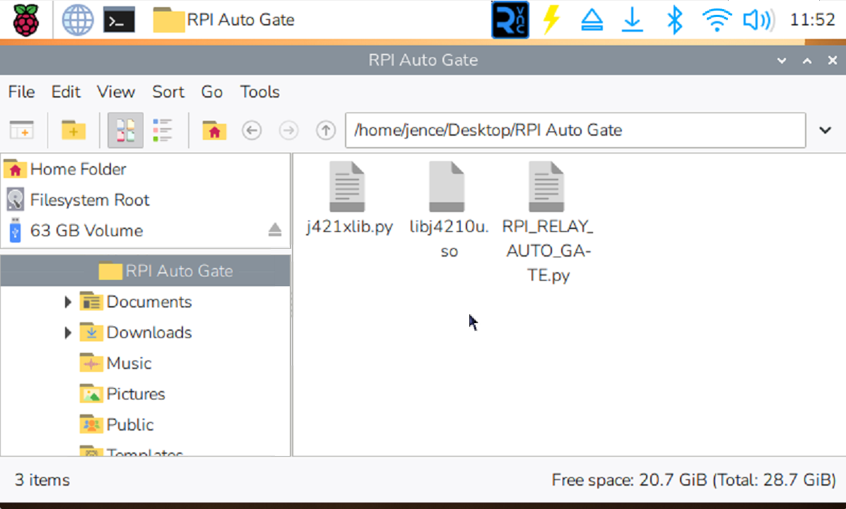 Raspberry Pi Project Folder